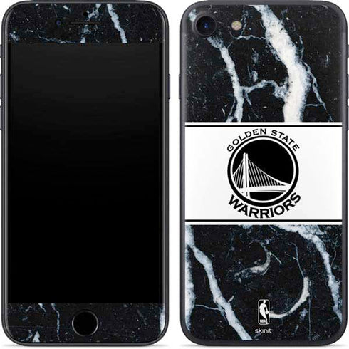 NBA Golden State Warriors Marble iPhone 7 Skin