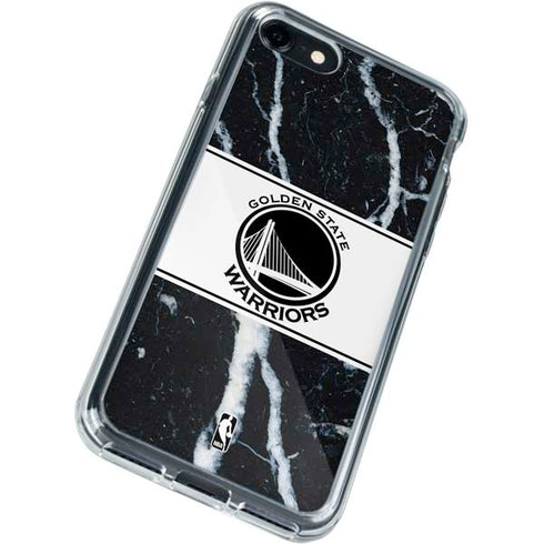 NBA Golden State Warriors Marble iPhone SE (2nd & 3rd Gen) Clear Case