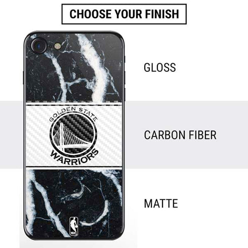NBA Golden State Warriors Marble iPhone SE (2nd & 3rd Gen) Skin