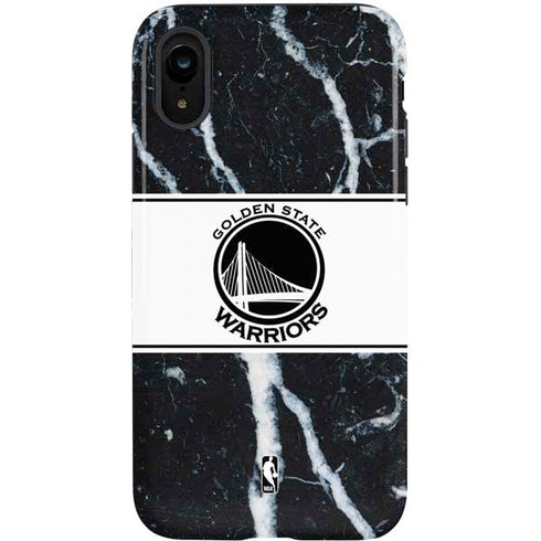 NBA Golden State Warriors Marble iPhone XR Pro Case