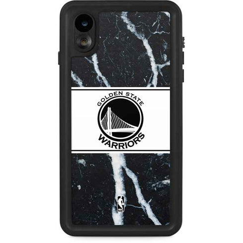 NBA Golden State Warriors Marble iPhone XR Waterproof Case