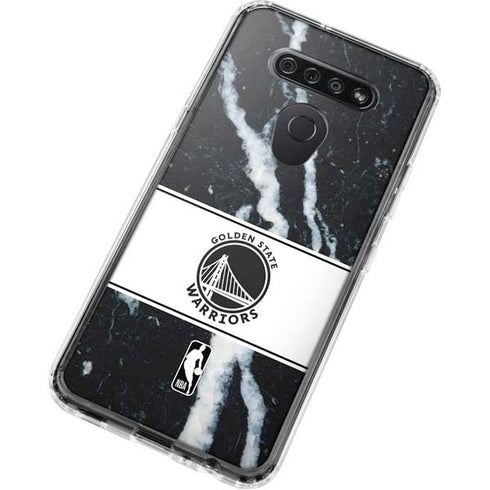 NBA Golden State Warriors Marble LG K51/Q51 Clear Case