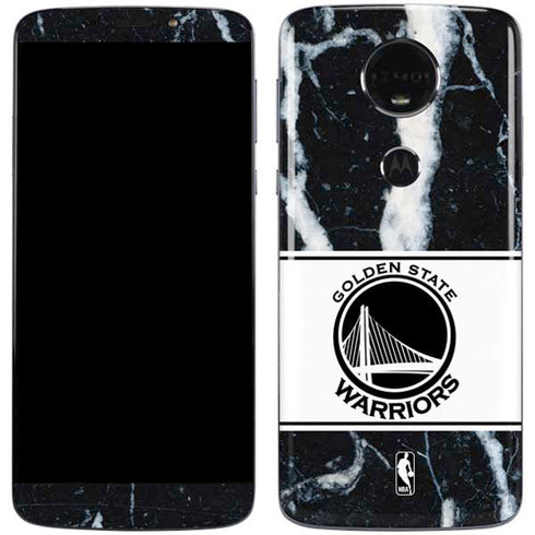 NBA Golden State Warriors Marble Moto E5 Plus Skin