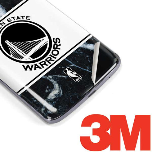 NBA Golden State Warriors Marble Moto E5 Plus Skin