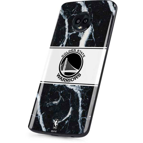 NBA Golden State Warriors Marble Moto G6 Skin