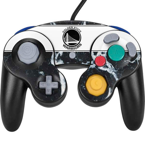 NBA Golden State Warriors Marble Nintendo GameCube Controller Skin