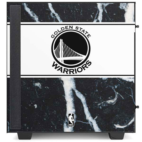 NBA Golden State Warriors Marble NZXT H510 Compact ATX Mid-Tower Case Skin