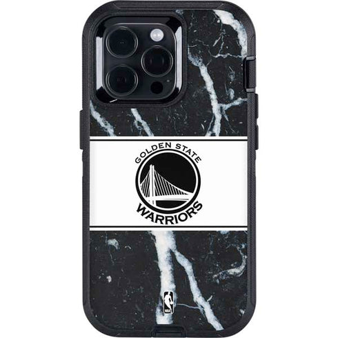 NBA Golden State Warriors Marble Otterbox Defender iPhone Skin