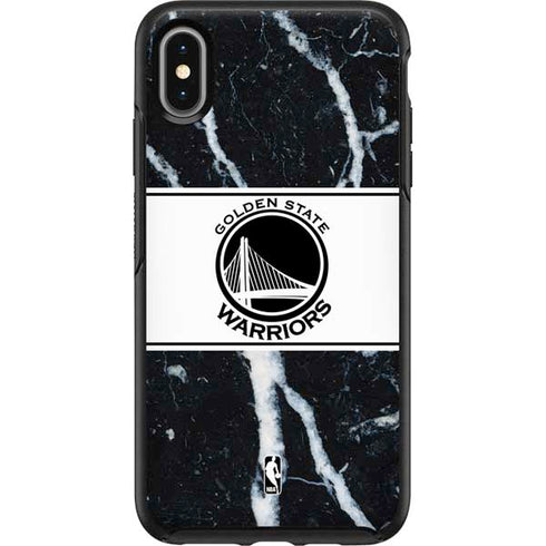 NBA Golden State Warriors Marble Otterbox Symmetry iPhone Skin