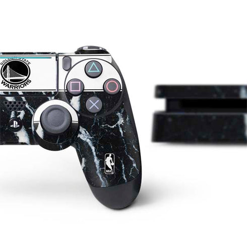 NBA Golden State Warriors Marble PS4 Slim Bundle Skin