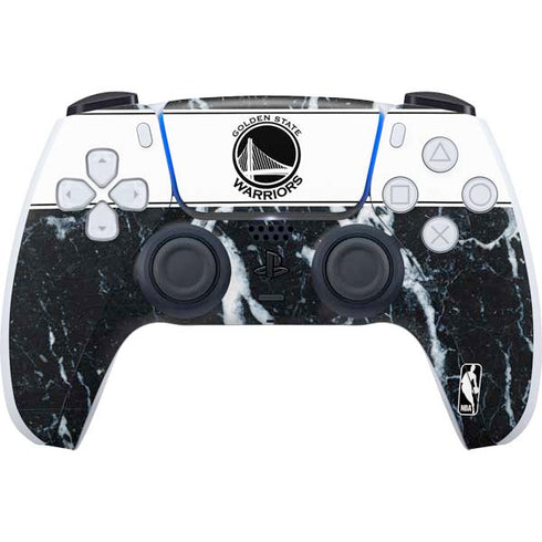 NBA Golden State Warriors Marble PS5 Controller Skin