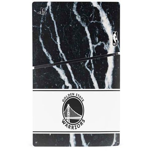 NBA Golden State Warriors Marble PS5 Slim Disk Bundle Skin