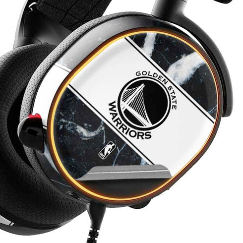NBA Golden State Warriors Marble SteelSeries Arctis 3 Skin
