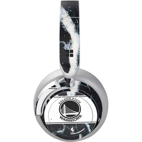 NBA Golden State Warriors Marble Surface Headphones Skin