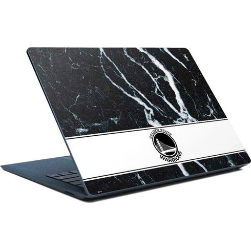 NBA Golden State Warriors Marble Surface Laptop Skin