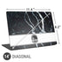 NBA Golden State Warriors Marble Universal Laptop 14in (11.4 x 8.2in) Skin