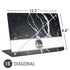 NBA Golden State Warriors Marble Universal Laptop 15in (12.2 x 8.8in) Skin