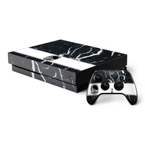 NBA Golden State Warriors Marble Xbox One X Bundle Skin