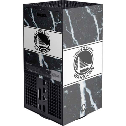 NBA Golden State Warriors Marble Xbox Series X Console Skin