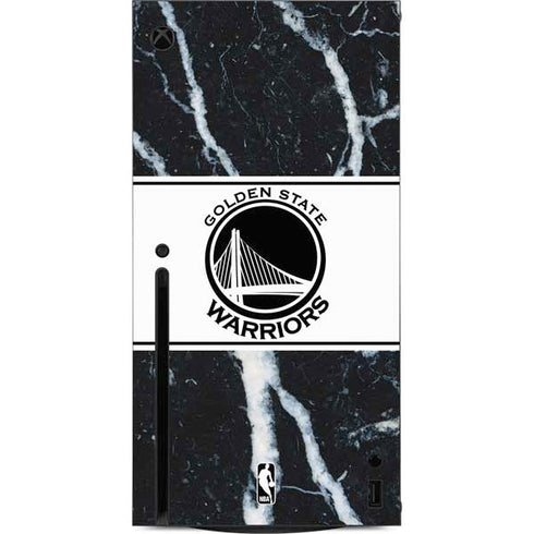 NBA Golden State Warriors Marble Xbox Series X Console Skin
