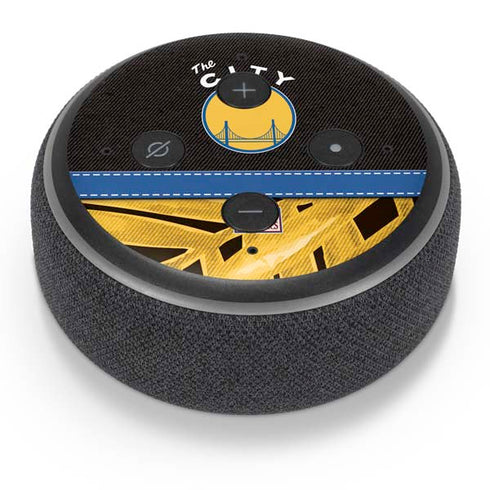 NBA Golden State Warriors Retro Palms Amazon Echo Dot Skin