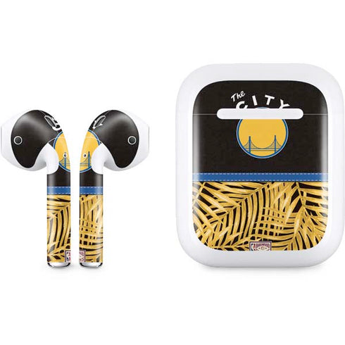 NBA Golden State Warriors Retro Palms Apple AirPods Skin