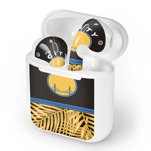 NBA Golden State Warriors Retro Palms Apple AirPods Skin
