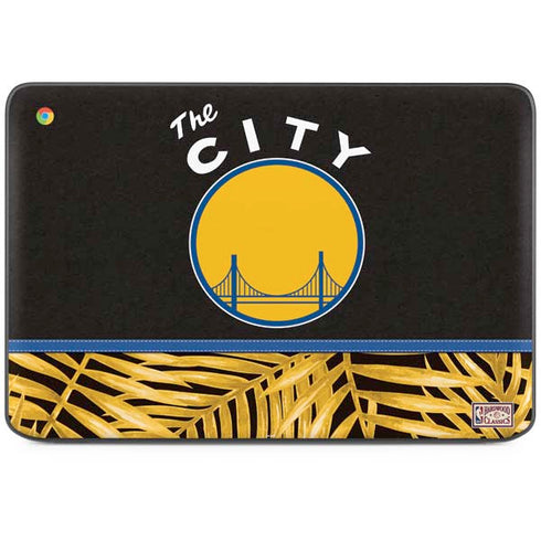 NBA Golden State Warriors Retro Palms HP Chromebook Skin