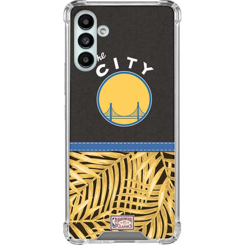 NBA Golden State Warriors Retro Palms Galaxy A13 5G Clear Case