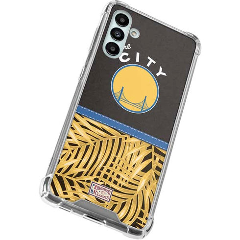 NBA Golden State Warriors Retro Palms Galaxy A13 5G Clear Case