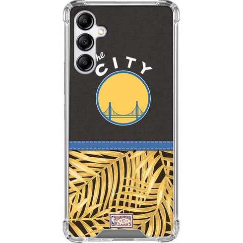 NBA Golden State Warriors Retro Palms Galaxy A14 5G Clear Case