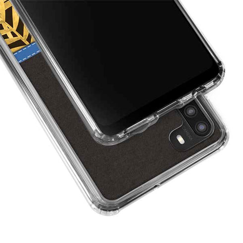 NBA Golden State Warriors Retro Palms Galaxy A21 Clear Case