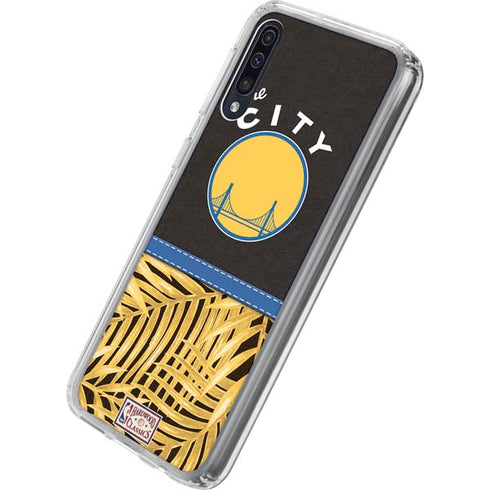 NBA Golden State Warriors Retro Palms Galaxy A50 Clear Case