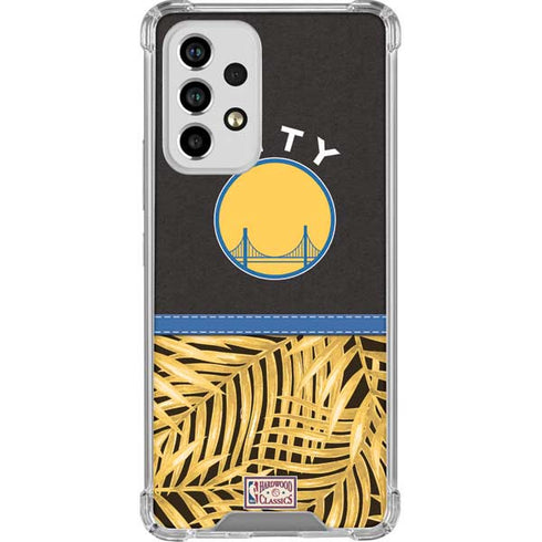 NBA Golden State Warriors Retro Palms Galaxy A53 5G Clear Case