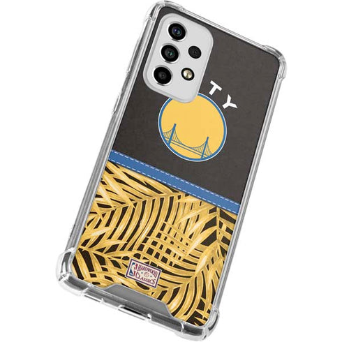 NBA Golden State Warriors Retro Palms Galaxy A53 5G Clear Case