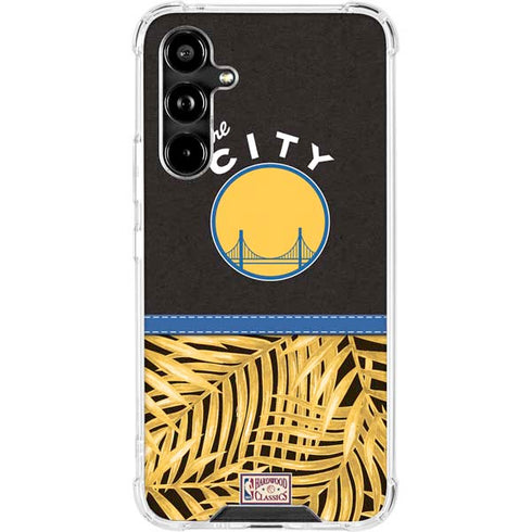 NBA Golden State Warriors Retro Palms Galaxy A54 5G Clear Case