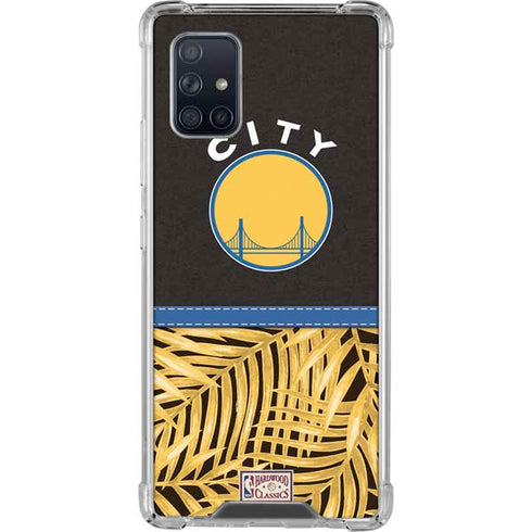 NBA Golden State Warriors Retro Palms Galaxy A71 5G Clear Case