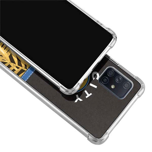 NBA Golden State Warriors Retro Palms Galaxy A71 5G Clear Case