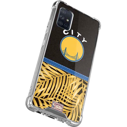 NBA Golden State Warriors Retro Palms Galaxy A71 5G Clear Case
