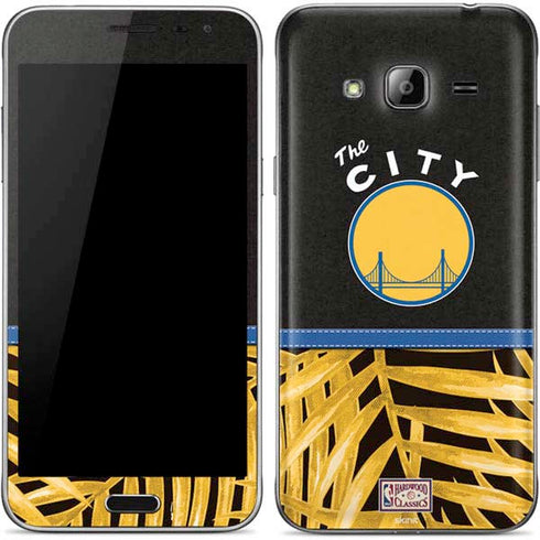 NBA Golden State Warriors Retro Palms Galaxy J3 Skin