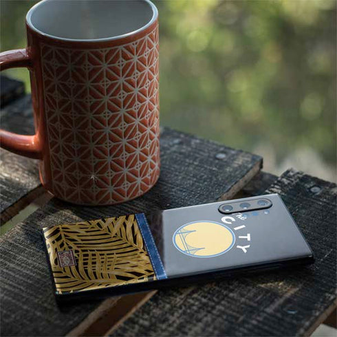 NBA Golden State Warriors Retro Palms Galaxy Note 10 Plus Skin