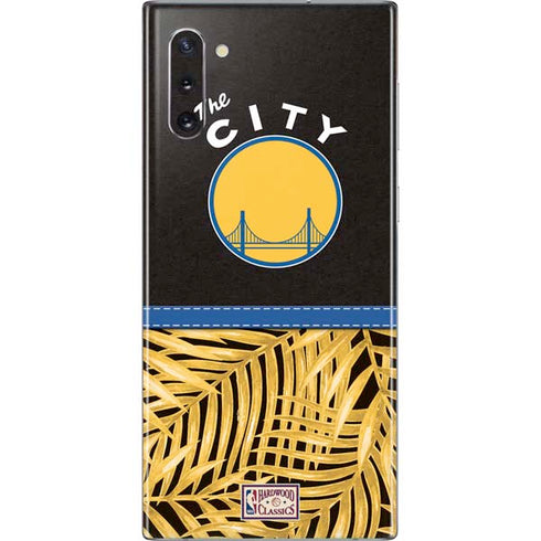 NBA Golden State Warriors Retro Palms Galaxy Note 10 Skin