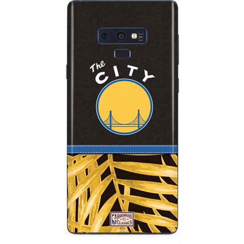 NBA Golden State Warriors Retro Palms Galaxy Note 9 Skin