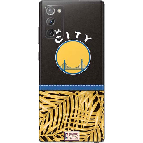 NBA Golden State Warriors Retro Palms Galaxy Note20 5G Skin