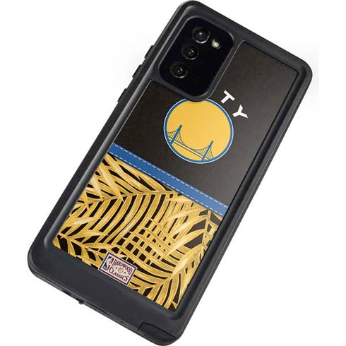 NBA Golden State Warriors Retro Palms Galaxy Note20 5G Waterproof Case