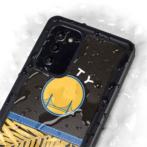 NBA Golden State Warriors Retro Palms Galaxy Note20 5G Waterproof Case