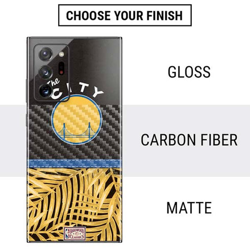 NBA Golden State Warriors Retro Palms Galaxy Note20 Ultra 5G Skin