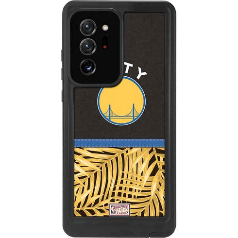 NBA Golden State Warriors Retro Palms Galaxy Note20 Ultra 5G Waterproof Case