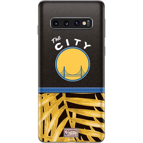 NBA Golden State Warriors Retro Palms Galaxy S10 Skin
