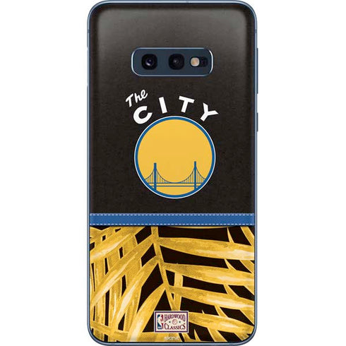 NBA Golden State Warriors Retro Palms Galaxy S10e Skin